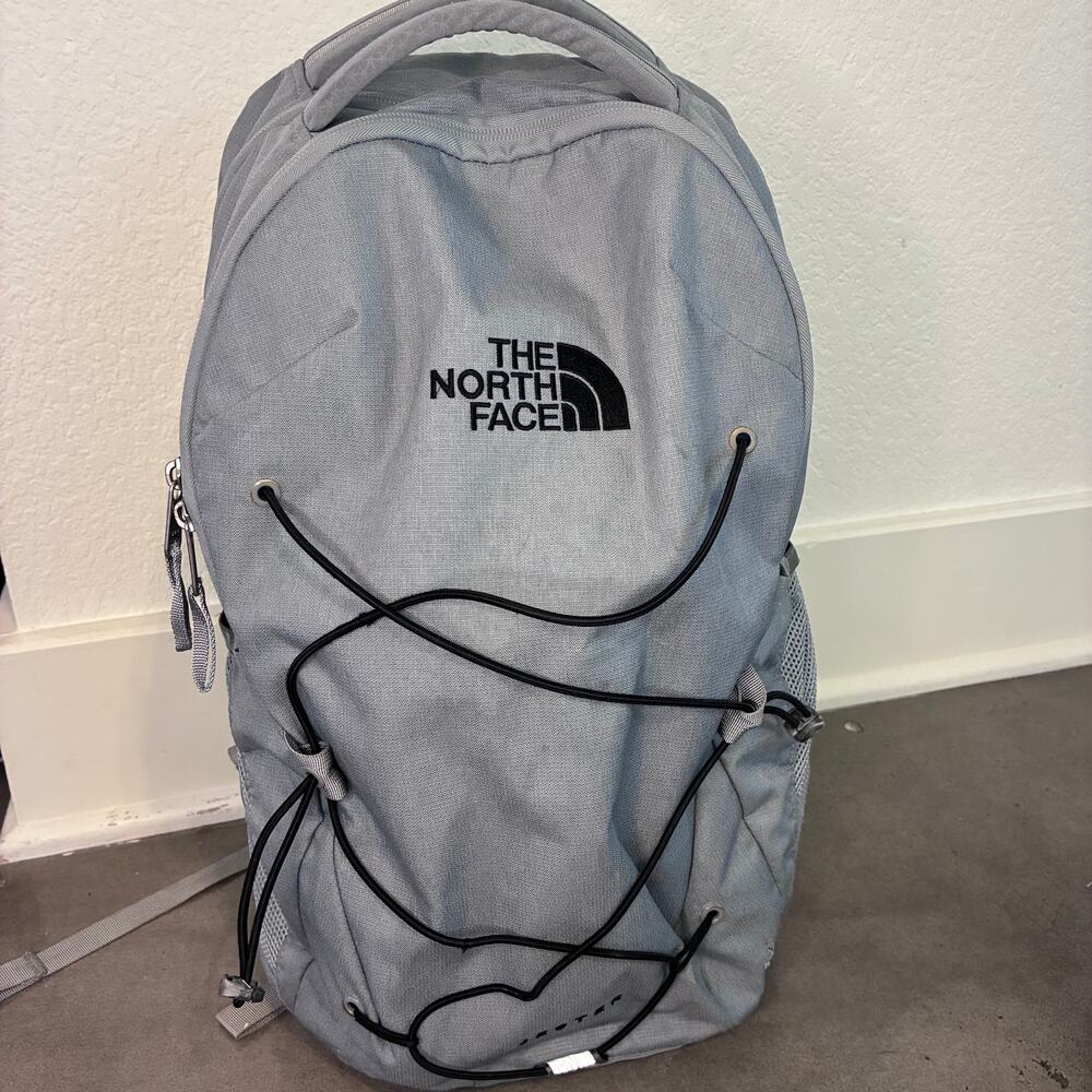 North Face Jester Gray Backpack 28L gender neutral bag travel school